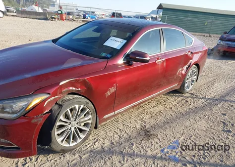 2015 Hyundai Genesis 3.8 z USA, uszkodzony, nr VIN KMHGN4JE8FU094546